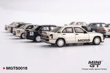 1984 Nürburgring Race of Champions Set Mercedes-Benz 190E Evo 1 - MINI GT - 1:64 Modellauto 1/64