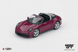Porsche 911 (992.1) Rubystone Red 4 Car Set - MINI GT - 1:64 Modellauto 1/64