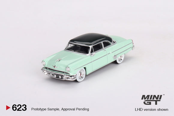Lincoln Capri 1954 (LHD) (Parklane Green/Bloomfield Green) - MINI GT - 1:64