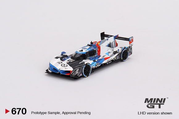BMW M Hybrid V8 GTP #24 2023 IMSA Daytona 24 Hours BMW M Team RLL - MINI GT - 1:64