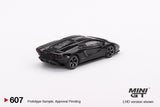 Lamborghini Countach LPI 800-4 (LHD) (Nero Maia) - MINI GT - 1:64