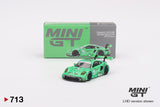 Porsche 911 (992) GT3 R #80 2023 IMSA Sebring 12 Hours GTD AO Racing - MINI GT - 1:64
