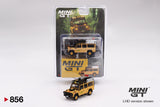 Land Rover Defender 110 1989 Camel Trophy Amazon Team Turkey (LHD) - MINI GT - 1:64