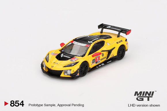 Chevrolet Corvette Z06 2024 IMSA Daytona 24 Hours Corvette Racing by Pratt Miller Motorsports (LHD) - MINI GT - 1:64