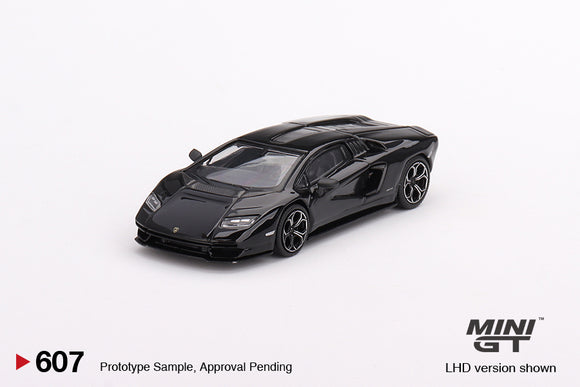 Lamborghini Countach LPI 800-4 (LHD) (Nero Maia) - MINI GT - 1:64