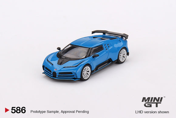 Bugatti Centodieci (LHD) (Blu Bugatti) - MINI GT - 1:64