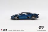 Jaguar C-X75 (LHD) (Blue) - MINI GT - 1:64