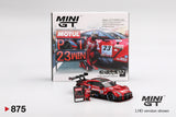 Nissan GT-R Nismo #23 "Motul Autech GT-R 2021" Super GT Series Suzuka winner with Matsuda Figure - MINI GT - 1:64