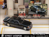 Mercedes-Benz W140 S600 (Schwarz/Grau) - Street Weapon - 1:64 Modellauto 1/64