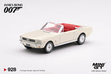 Ford Mustang Convertible 1964 James Bond “Goldfinger” - MINI GT - 1:64 Modellauto 1/64