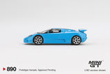 Bugatti EB110 Super Sport (LHD) (Blu Bugatti) - MINI GT - 1:64