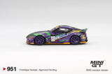 Toyota GR Supra KUHL 2021 D1GP Evangelion Racing - MINI GT - 1:64 Modellauto 1/64