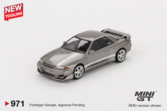 Nissan Skyline GT-R (R32) VeilSide Combat C-I (RHD) (Combat Grey) - MINI GT - 1:64