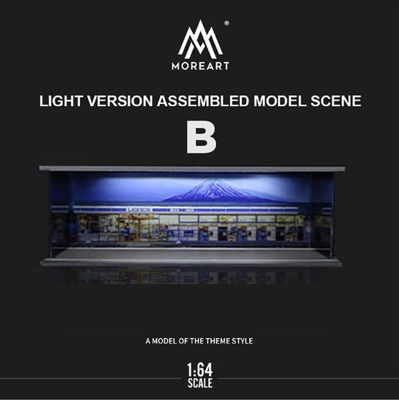 Diorama B Mount Fuji with Lights - Moreart - 1:64