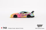 Nissan Silvia (S15) LB-Super Silhouette LBWK Kuma (RHD) - MINI GT - 1:64