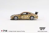 Nissan Silvia (S15) Top Secret D1 Grand Prix - MINI GT - 1:64