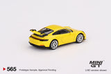 Porsche 911 (992) GT3 (LHD) (Racing Yellow) - MINI GT - 1:64