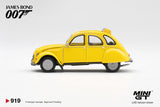 Citroën 2CV James Bond “Rien Que Pour Vos Yeux” - MINI GT - 1:64 Modellauto 1/64