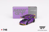 Lamborghini Huracán STO (LHD) (Viola Pasifae) - MINI GT - 1:64