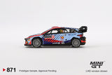 [Second Hand] Hyundai i20 N Rally1 Hybrid #11 2024 Rallye Monte-Carlo Winner - MINI GT - 1:64