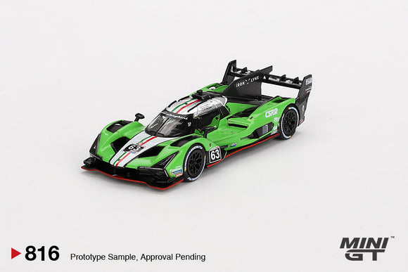 Lamborghini SC63 #63 2024 IMSA Sebring 12 Hours Iron Lynx - MINI GT - 1:64