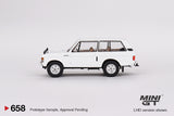 Range Rover (Davos White) (LHD) - MINI GT - 1:64