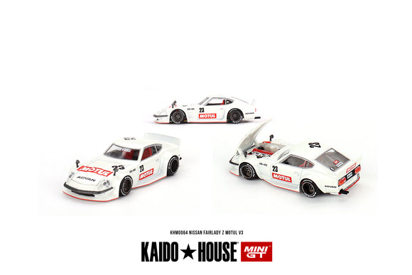 Datsun KAIDO Fairlady Z MOTUL V3 - MINI GT - 1:64