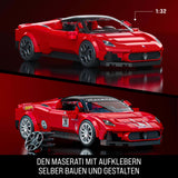 Maserati MC20 Mattel Brick Shop - Hotwheels - 1:32 Modellauto 1/32