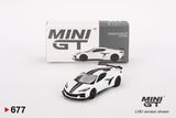 Chevrolet Corvette Z06 2023 (LHD) (Arctic White) - MINI GT - 1:64