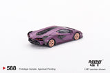 Lamborghini Sián FKP 37 (LHD) (Matte Viola SE30) - MINI GT - 1:64