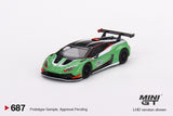 Lamborghini Huracán GT3 EVO2 Presentation (LHD) - MINI GT - 1:64