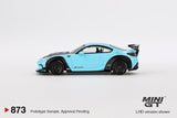 Toyota GR86 LB Nation (RHD) (Baby Blue) - MINI GT - 1:64