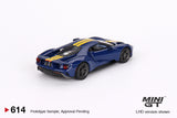 Ford GT (LHD) (Sunoco Blue) - MINI GT - 1:64
