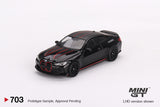 BMW M4 CSL (LHD) (Black Sapphire) - MINI GT - 1:64