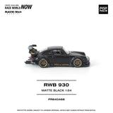 RWB 930 Stella Artois (Matte Black) - Pop Race - 1:64 Modellauto 1/64