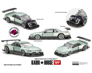 Nissan Silvia S13-R Kaido Works V1 - MINI GT - 1:64