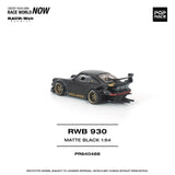 RWB 930 Stella Artois (Matte Black) - Pop Race - 1:64 Modellauto 1/64
