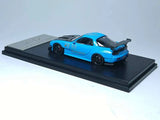 Mazda RX-7 (FD3S) RE Amemiya (Blau) - My Model Collect - 1:64 Modellauto 1/64