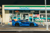 Ferrari F40 LM (Chrome Blue) - Tarmac Works - 1:64 Modellauto 1/64
