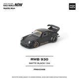 RWB 930 Stella Artois (Matte Black) - Pop Race - 1:64 Modellauto 1/64