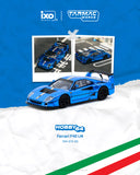 Ferrari F40 LM (Chrome Blue) - Tarmac Works - 1:64 Modellauto 1/64