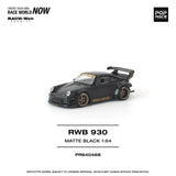 RWB 930 Stella Artois (Matte Black) - Pop Race - 1:64 Modellauto 1/64