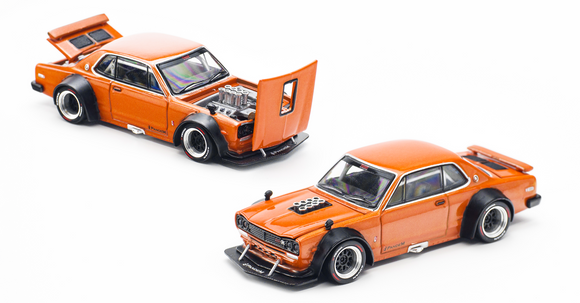 Nissan Skyline GT-R V8 Drift (Hakosuka) - Pop Race - 1:64
