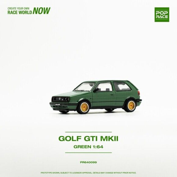 Volkswagen Golf II GTi (Green) - Pop Race - 1:64