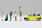 Honda City Cabriolet with TV Crew - Tomica Limited Vintage Neo - 1:64 - Modelcars Passion