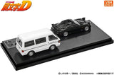 Initial D Set Vol. 13 Kyoko Iwase Mazda RX-7 (FD3S) & Project D support car Nissan Vanette Van - Modeler's - 1:64 Modellauto 1/64