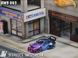 RWB 993 Gradient Chrome - Street Warrior - 1:64 Modellauto 1/64