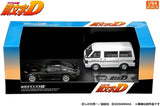 Initial D Set Vol. 13 Kyoko Iwase Mazda RX-7 (FD3S) & Project D support car Nissan Vanette Van - Modeler's - 1:64 Modellauto 1/64