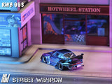 RWB 993 Gradient Chrome - Street Warrior - 1:64 Modellauto 1/64