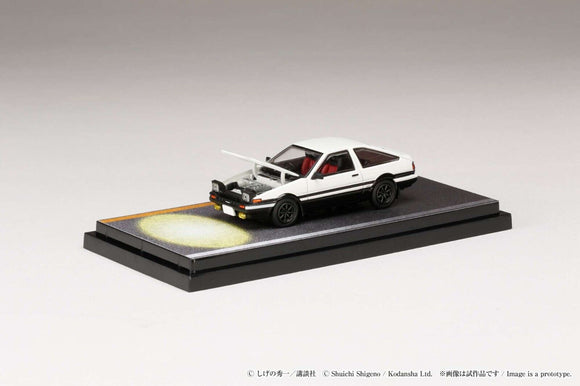 Toyota Sprinter Trueno (AE86) / INITIAL D Engine Mounted Model with Kyoichi Sudo - HOBBY JAPAN - 1:64